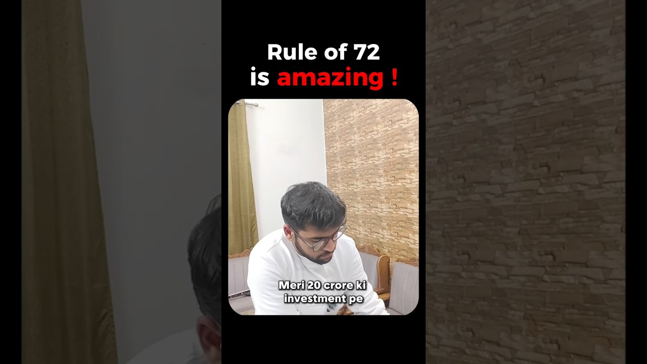 Rule of 72 #passiveincomestream #investments #compoundinterest #financialawareness #finance #retired