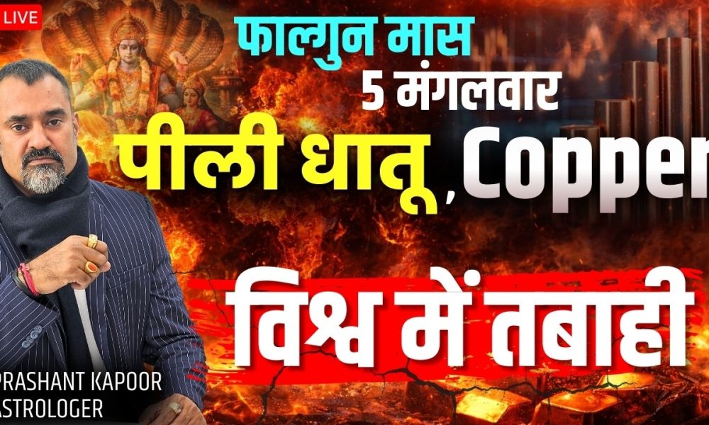 Copper Trends & Global Upheaval Signals? |Financial & Geopolitical Astrology LIVE | Prashant Kapoor