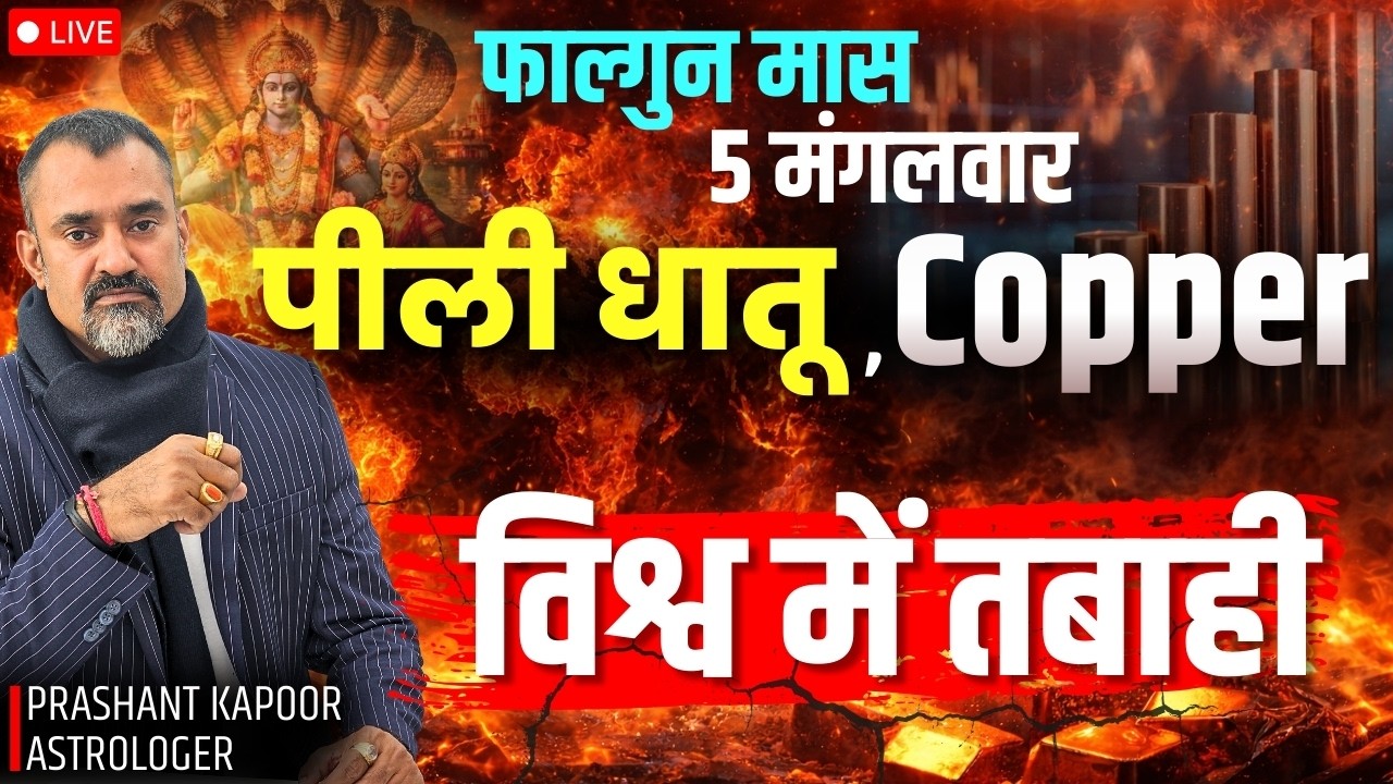 Copper Trends & Global Upheaval Signals? |Financial & Geopolitical Astrology LIVE | Prashant Kapoor