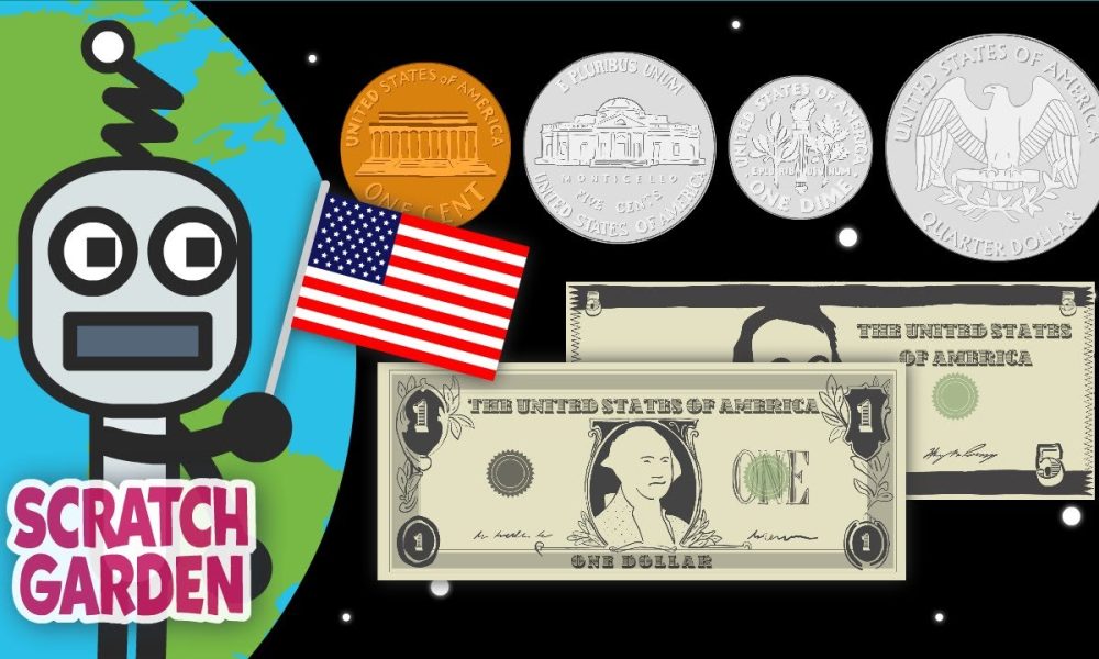 The Money Song | USA Coins & Bills Song | Scratch Garden