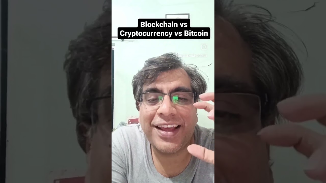 Difference between blockchain cryptocurrency and bitcoin | what is blockchain technology and bitcoin