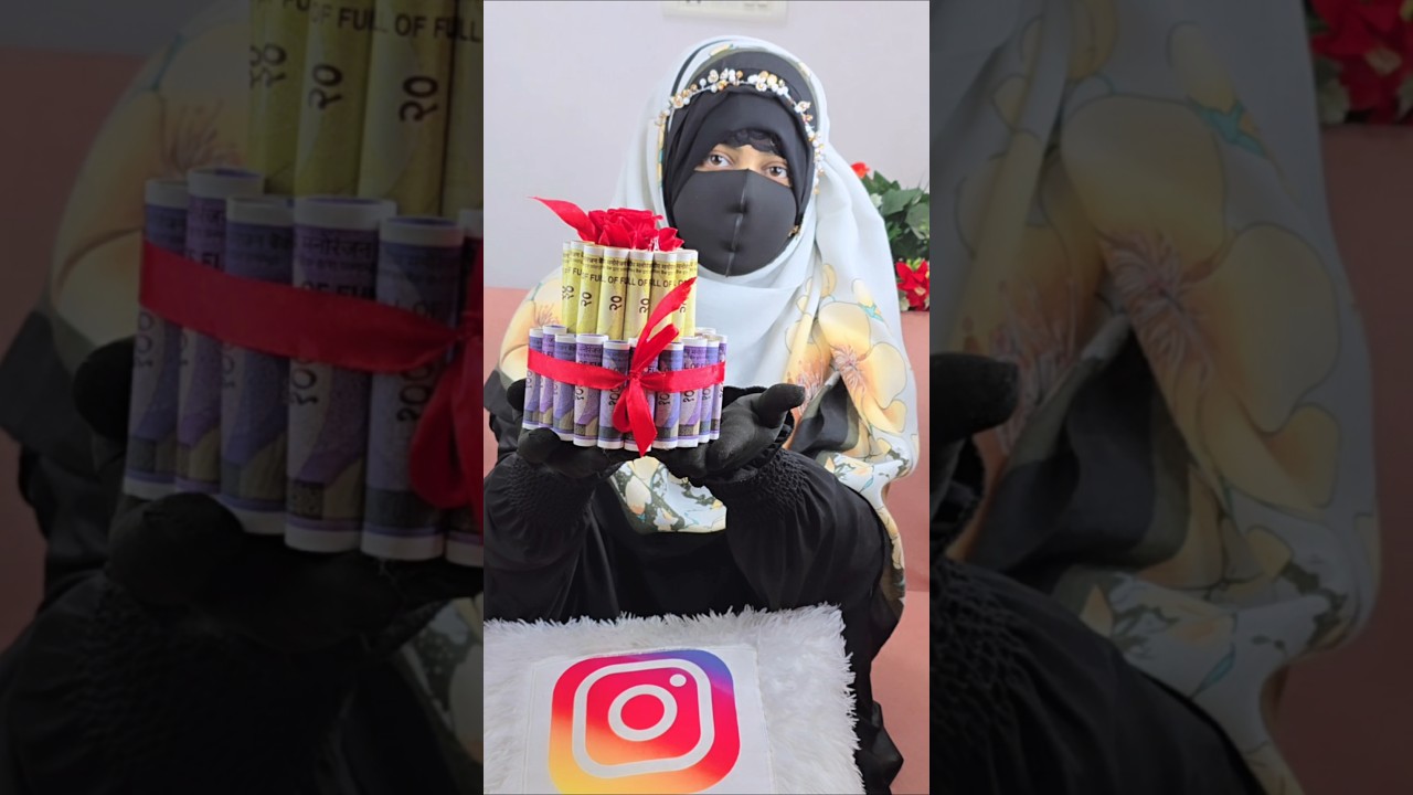 Money bouquet tutorial video/ Money bouquet making at home #ytshorts #craft #shorts #support