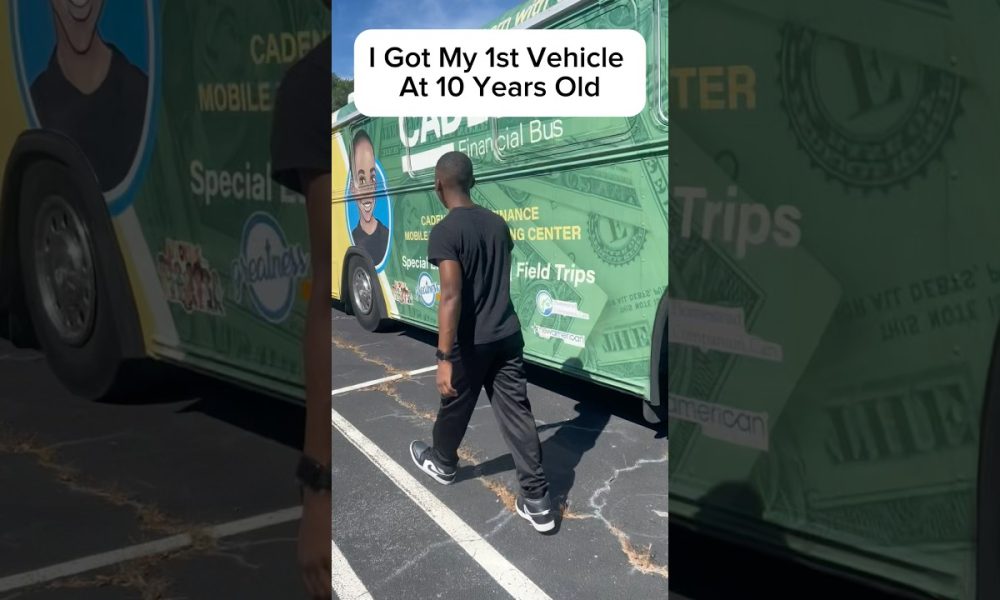 I bought my first vehicle at 10 built a financial literacy bus! #schoolies #financialliteracy