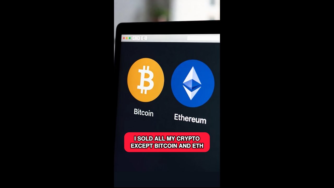 I sold all my crypto except BTC and ETH #shorts