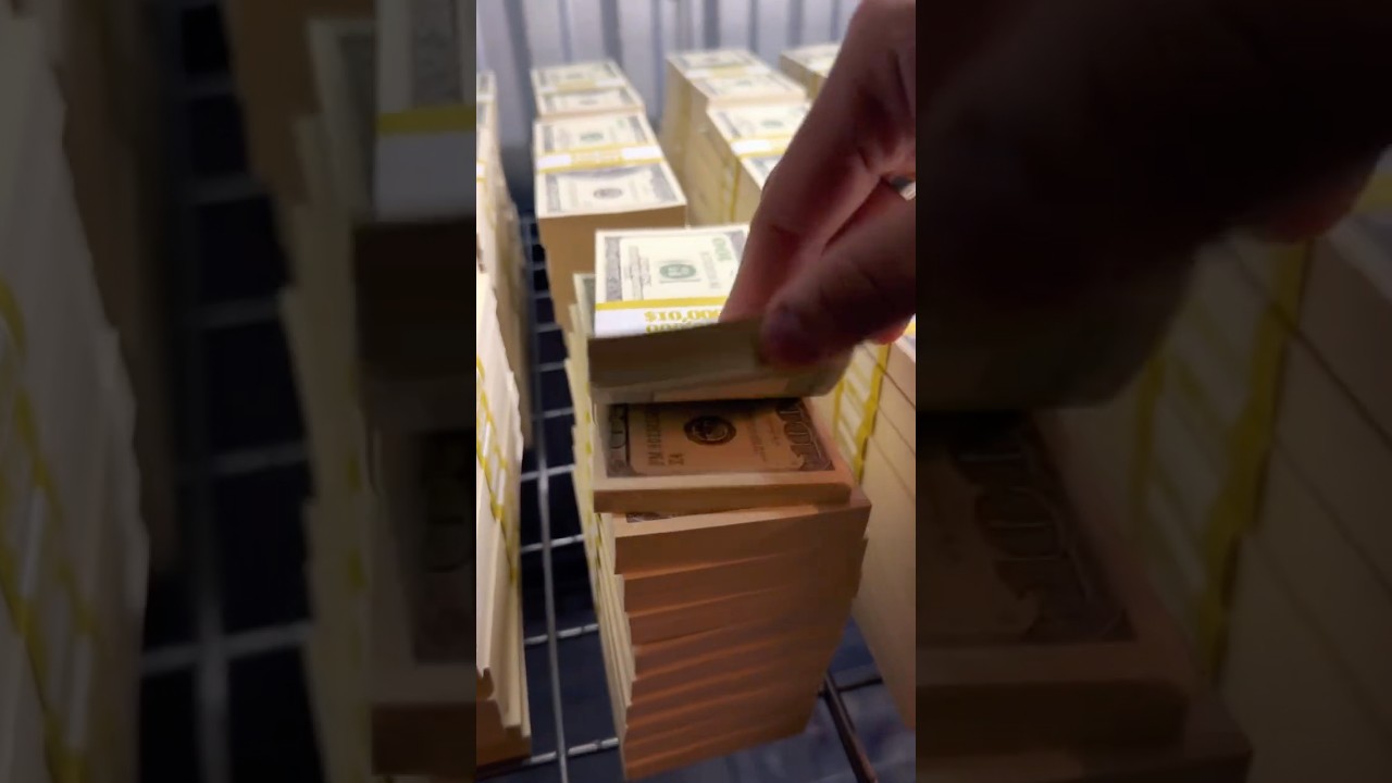 ASMR $10,000,000 In Vault! #wealth #asmr #money #motivation