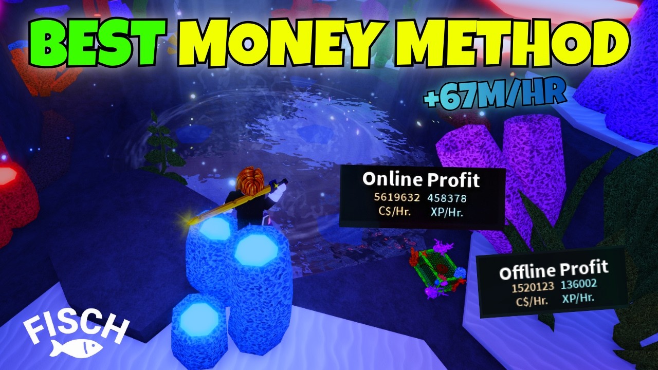 BEST FISCH MONEY FARM GUIDE - Best fishing locations For Money! Roblox