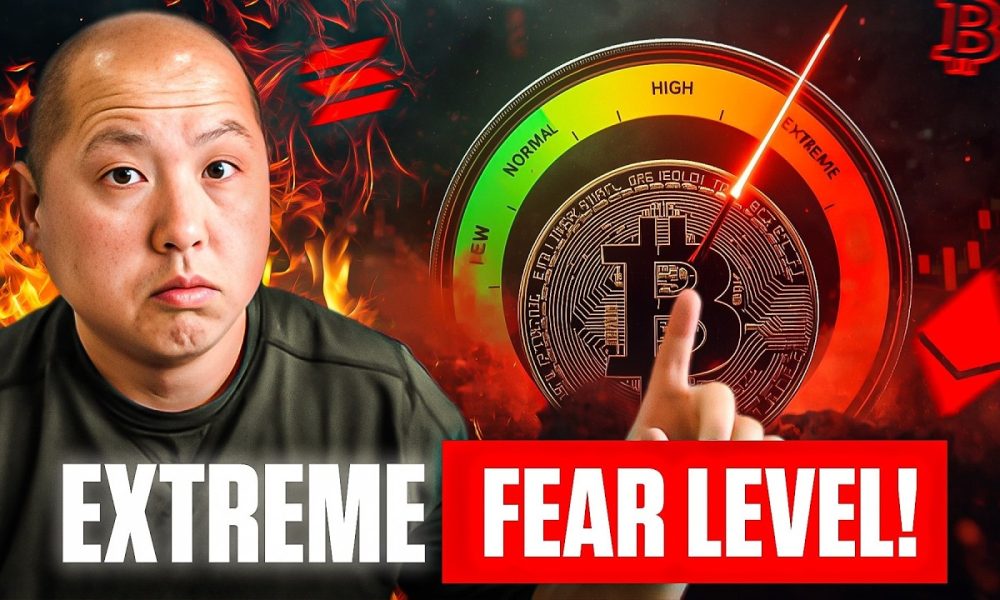 Bitcoin and Crypto At EXTREME Fear Levels Never Seen Before