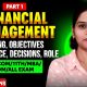 Financial Management | Introduction | Financial Decision |  Function |BBA | B.Com | MBA | Class 12
