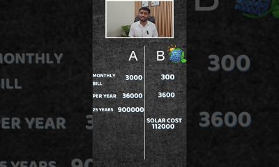 Solar can save Rs. 7,00,000. True Comparision #solar #finance #financialmiracle