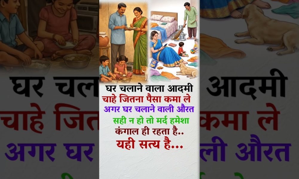 It is not money but a wise woman who makes the home a heaven.#motivation #life #shorts #shortsfeed