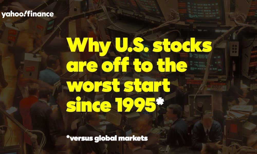Why U.S. stocks are off to the worst start since 1995*