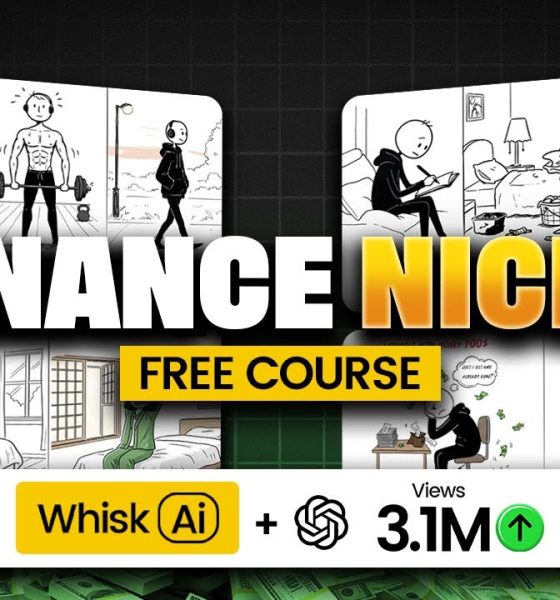 How to Make VIRAL AI Inspirational Finance Videos (FREE AI Course)
