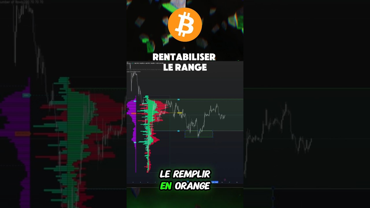 Rentabilise une range bien chiant en trading #bitcoin #crypto #volume #pourtoi