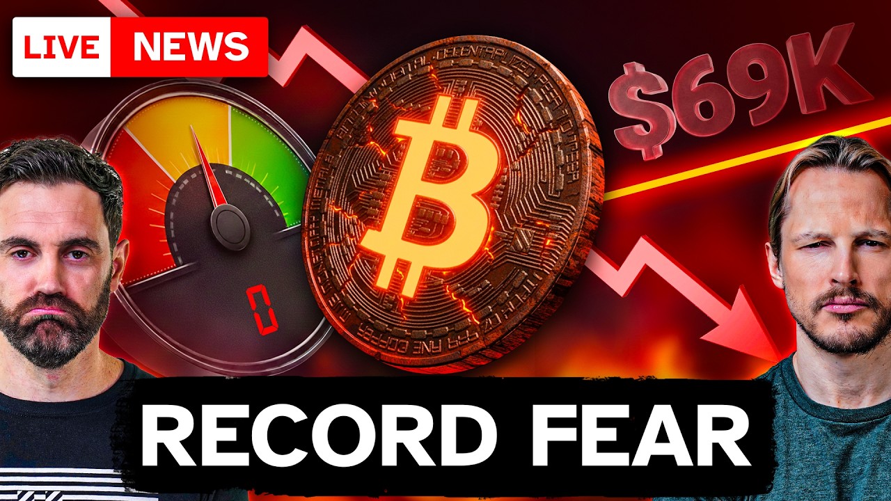 Bitcoin Fear Hits ALL-TIME LOW, $4B BTC Accident & The Kamala Question