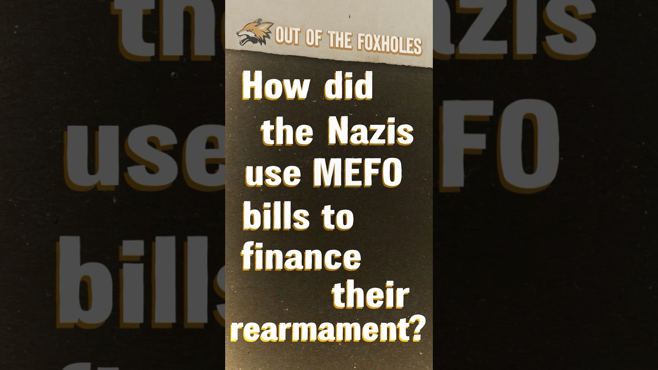 How Did the Nazis Secretly Finance Rearmament Before WWII? (MEFO Bills Explained) #OOTF #shorts