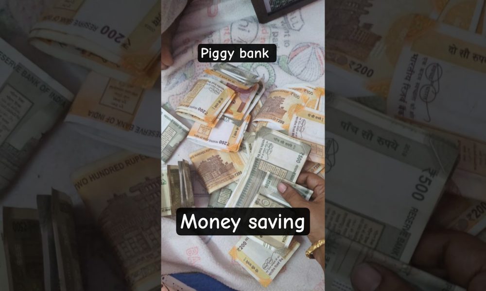 How to make money in home piggy bank 600rs money saving box #Aparnas collection #piggy bank