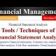 Techniques of Financial Statement Analysis, Comparative, Cashflow, Common Size Statements, Financial