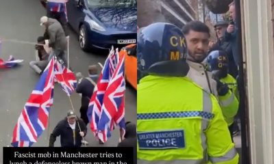Manchester police arrest victim of fascists' racist 'lynch mob' attack