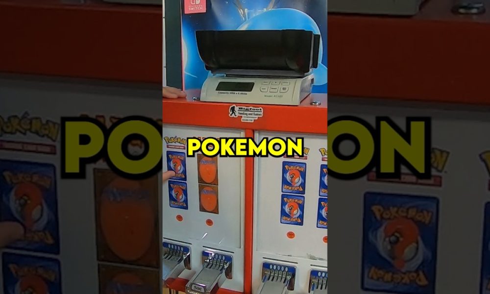 I Can't Believe How Much Money Pokemon Vending Machines Make! #vendingmachine #pokemoncards #money