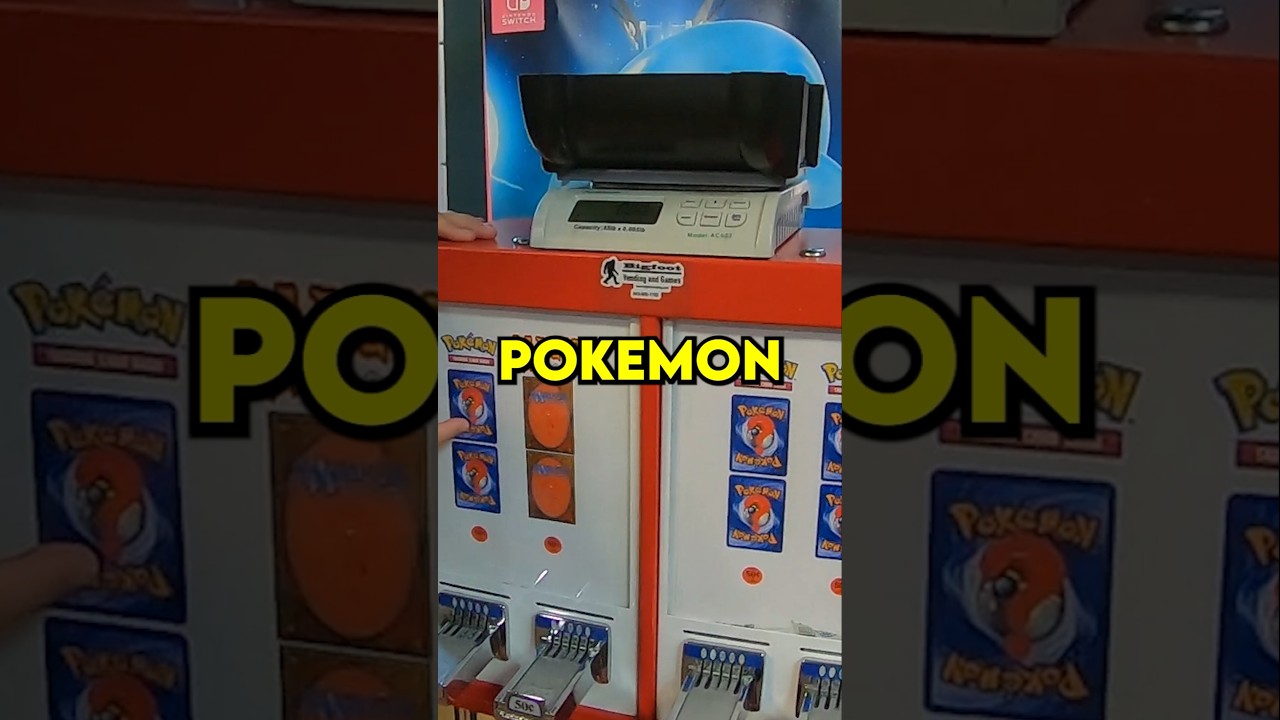 I Can't Believe How Much Money Pokemon Vending Machines Make! #vendingmachine #pokemoncards #money