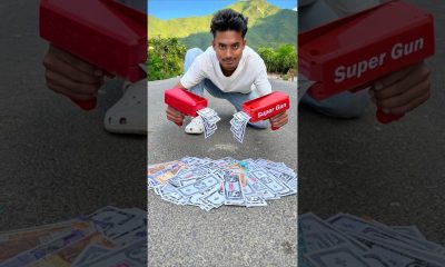 New 2 Ta Red Colour Money Gun Unboxing