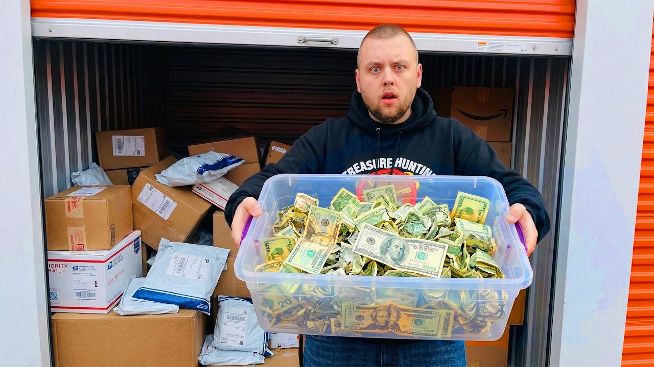 She Hid CASH All In Her Storage Unit I Bought! (BIGGEST CASH FIND EVER)