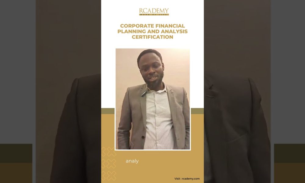 Corporate Financial Planning and Analysis Certification