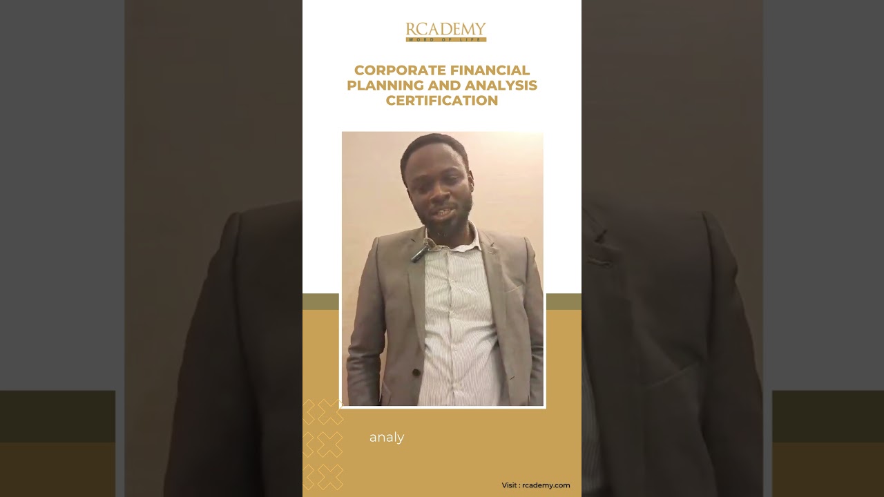 Corporate Financial Planning and Analysis Certification