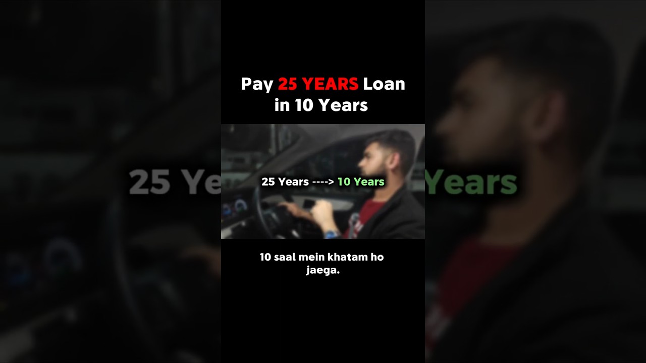 Pay 25 YEARS Loan in 10 Years. home loan, savings, emi, financial tips, money hacks #finance #money