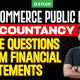 Plus One Commerce - Accountancy Public Exam Sure questions From Financial Statements!! | Xylem