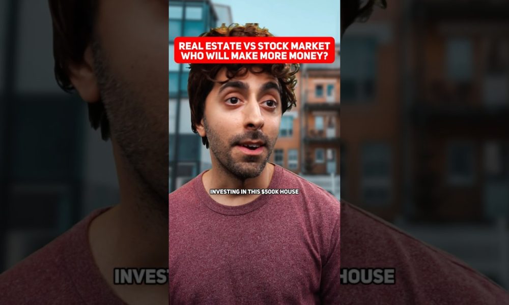 Stock Market vs. Real Estate? Who makes more? #shorts #finance