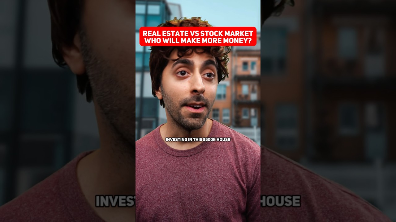 Stock Market vs. Real Estate? Who makes more? #shorts #finance