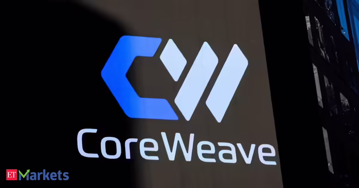 US Stocks: CoreWeave shares slump 15% as doubling capital expenditure sparks margin concerns