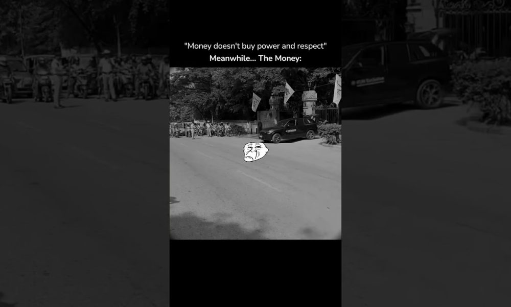 Money doesn't buy power and respect..?