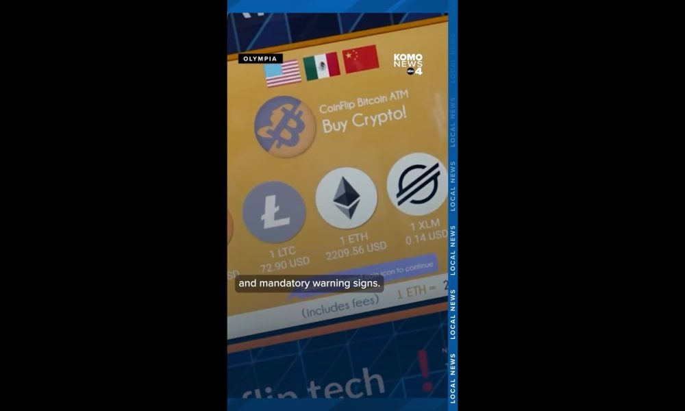 Washington Senate-passed bill to tighten crypto kiosk rules heads to House hearing Tuesday