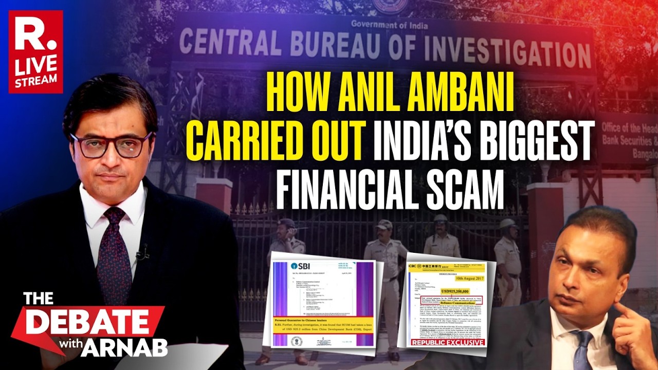 Debate With Arnab LIVE: How Anil Ambani Carried Out India’s Biggest Financial Scam