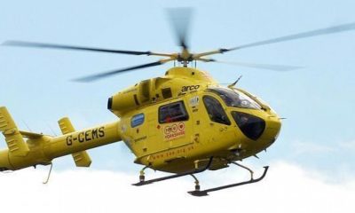 Man in his 20s in serious condition after aircraft crash