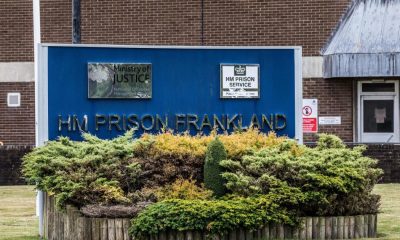 HMP Frankland prisoner found dead 'slumped on bed'