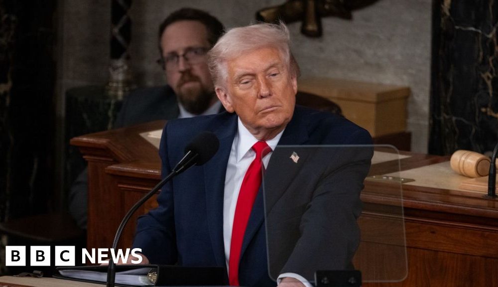 Trump devotes much of speech to immigration and economy, seeing them as vote-winners