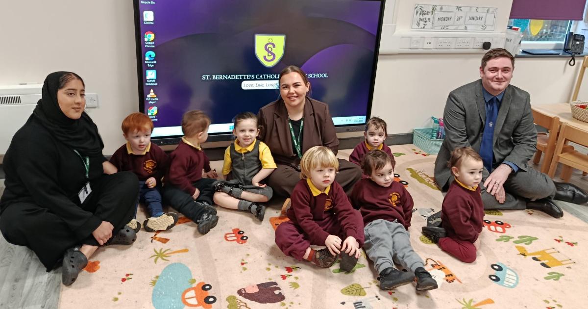 St Bernadette’s in Nunthorpe opens a new toddler learning space