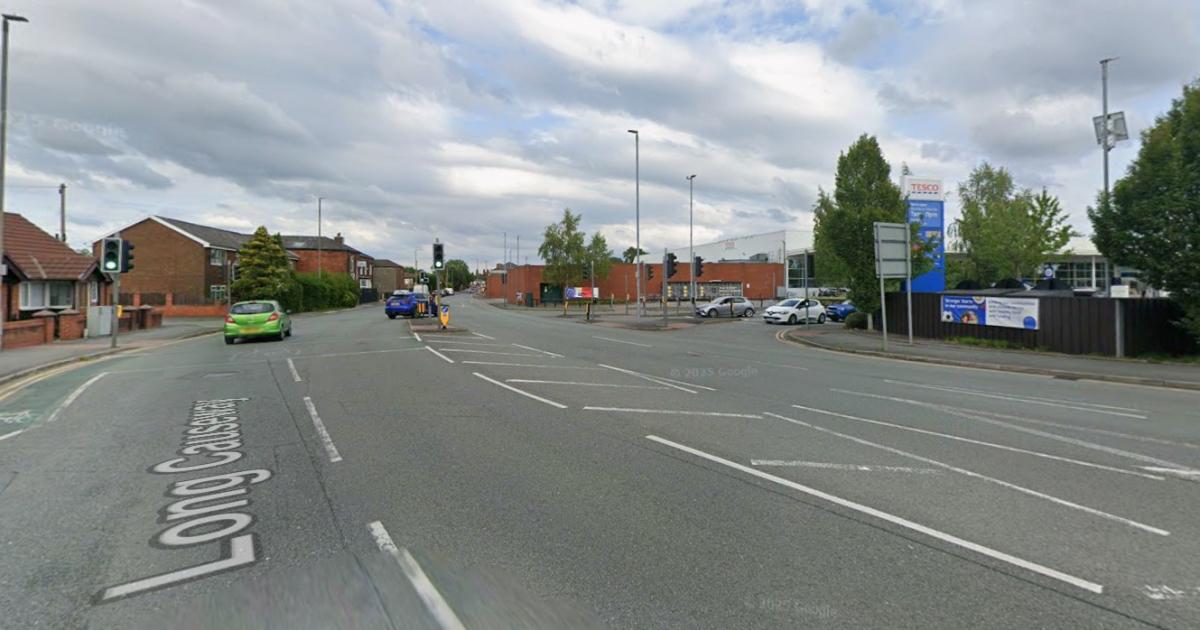 Fire crews called after fuel spill fears at Farnworth crash