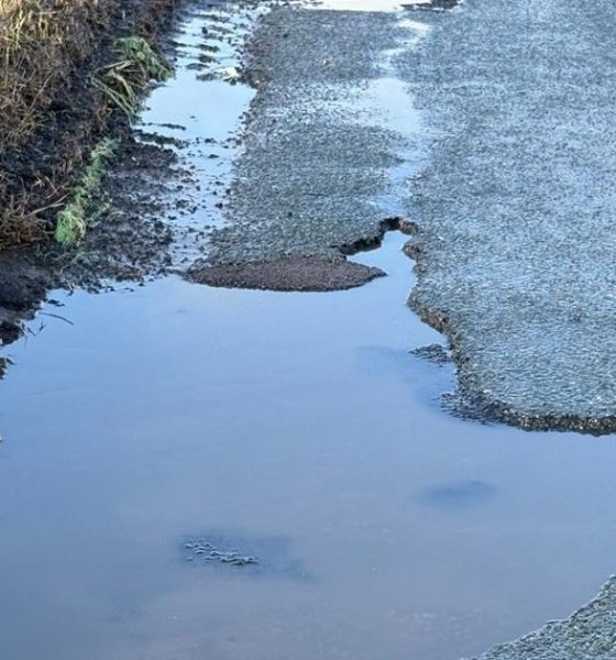 York driver warns of 'potholes and craters' on this road