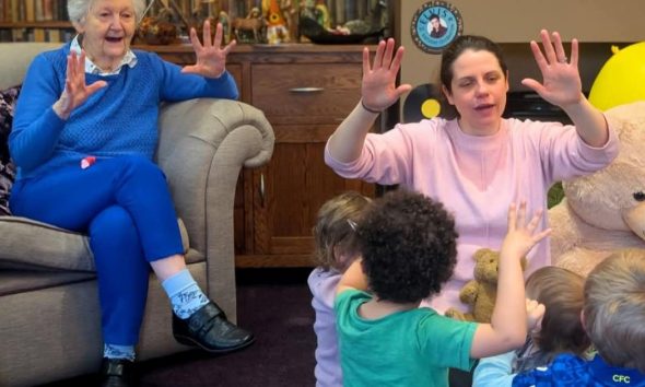 Leeming Bar home and nursery mark International Hugging Day