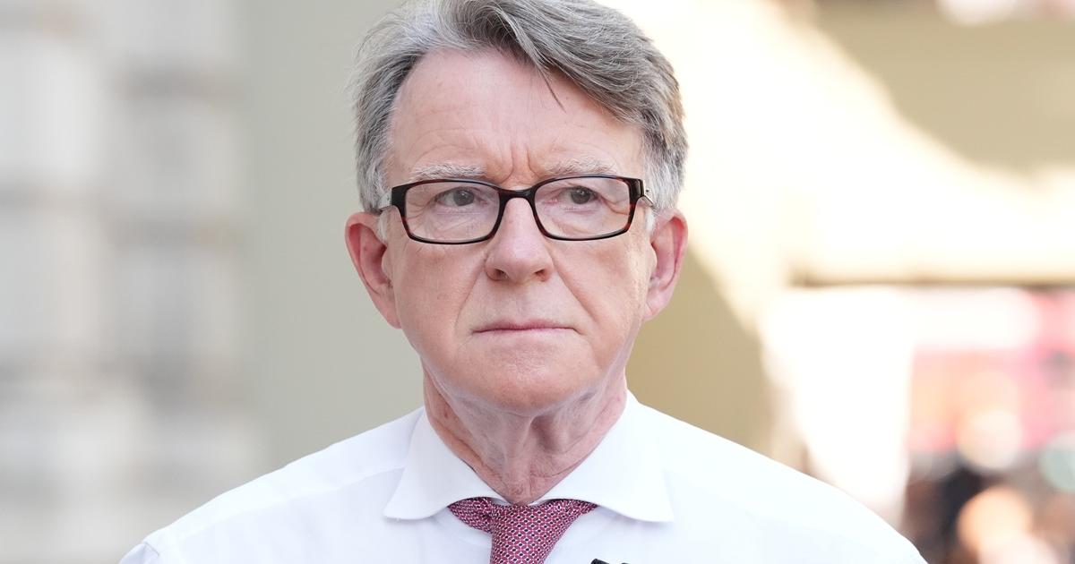 Peter Mandelson to step down from the House of Lords