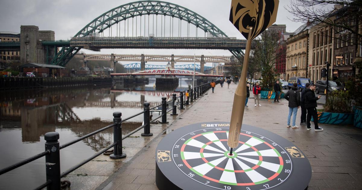Why a giant dart was seen in Newcastle on Wednesday