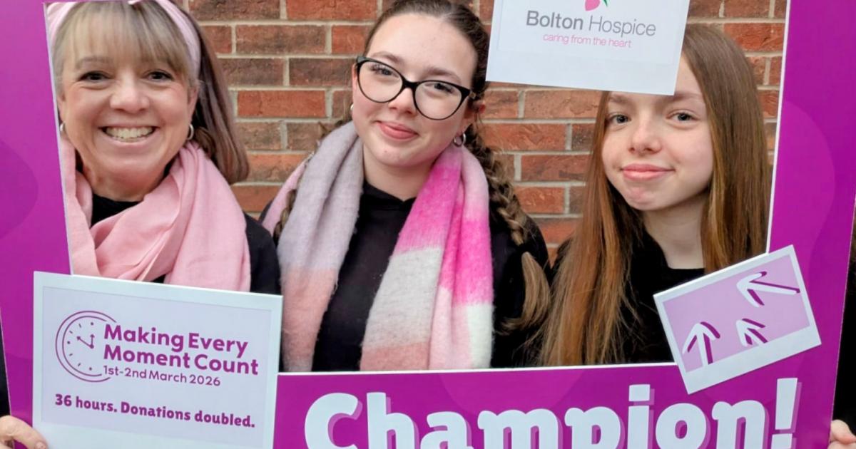 Bolton Hospice support helps grieving family pull through