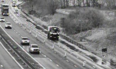 M62: Two lanes shut on motorway due flooding from heavy rain