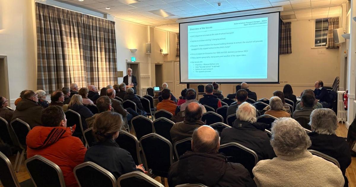 Dales meeting: anger over changes to home-to-school transport