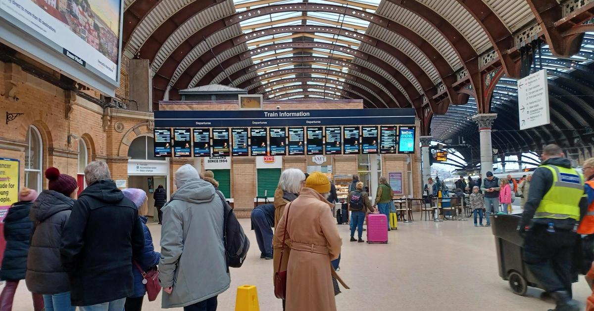 Rail lines currently blocked between York and Harrogate