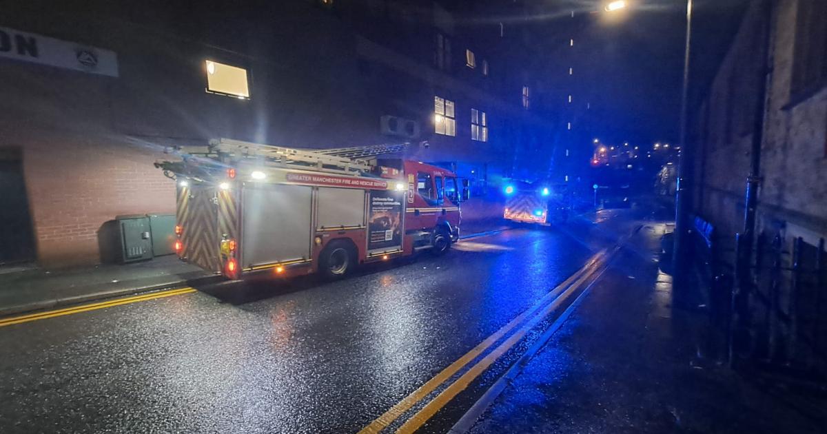 Fire engines rush to Marsden House in Bolton after false alarm
